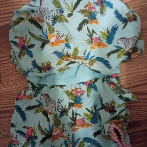 Cherokee toddler girls size 2t jungle animal romper